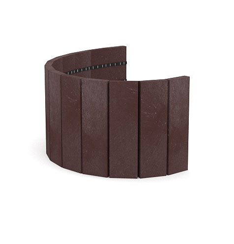 Palisade 29x2,1x101,4 cm, braun