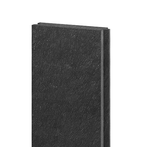 Brett mit Nut und Feder 138x28, 1,2 m, schwarz