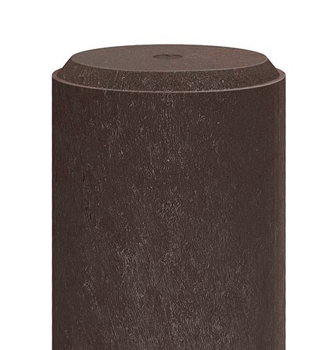 Pfahl Durchmesser 50mm, 1,3 m lang, braun