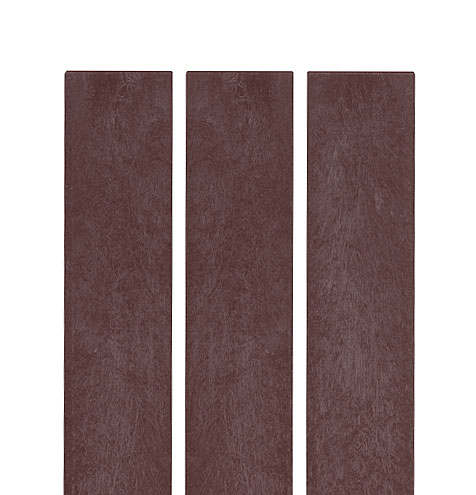 Zaunlatte 78x21, 0,78 m, mit geradem Kopf, braun