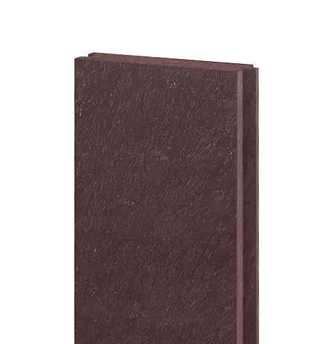 Brett mit Nut und Feder 132x21, 1,2 m, braun