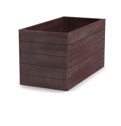 Material für Hochbeet 120x66x68cm (Länge x Breite x Höhe), braun