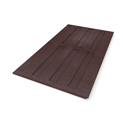 Kunststoffplatte mit Muster 1500x800x30 mm, Zaun-, braun