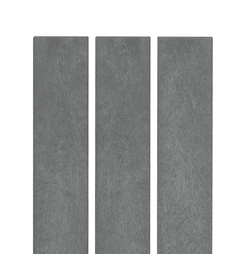 Zaunlatte 78x21, 1,18 m, mit geradem Kopf, grau